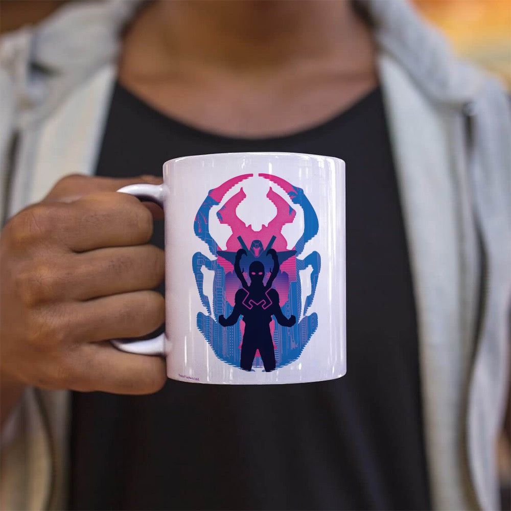 Blue Beetle (Silhouette) 11 oz Ceramic Mug WMUG1552
