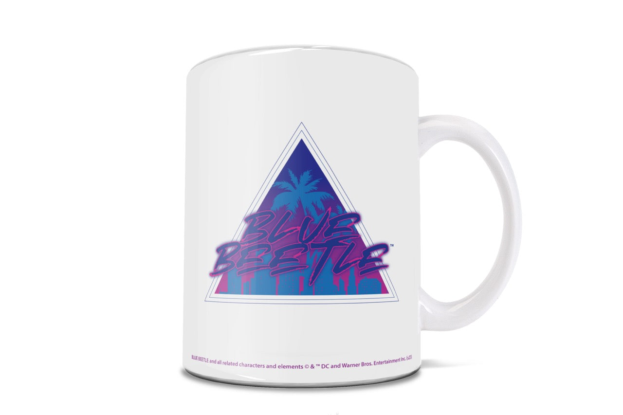 Blue Beetle (Silhouette) 11 oz Ceramic Mug WMUG1552