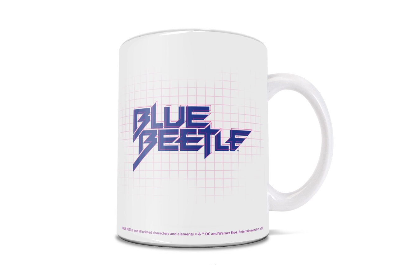 Blue Beetle (Grid) 11 oz Ceramic Mug WMUG1553