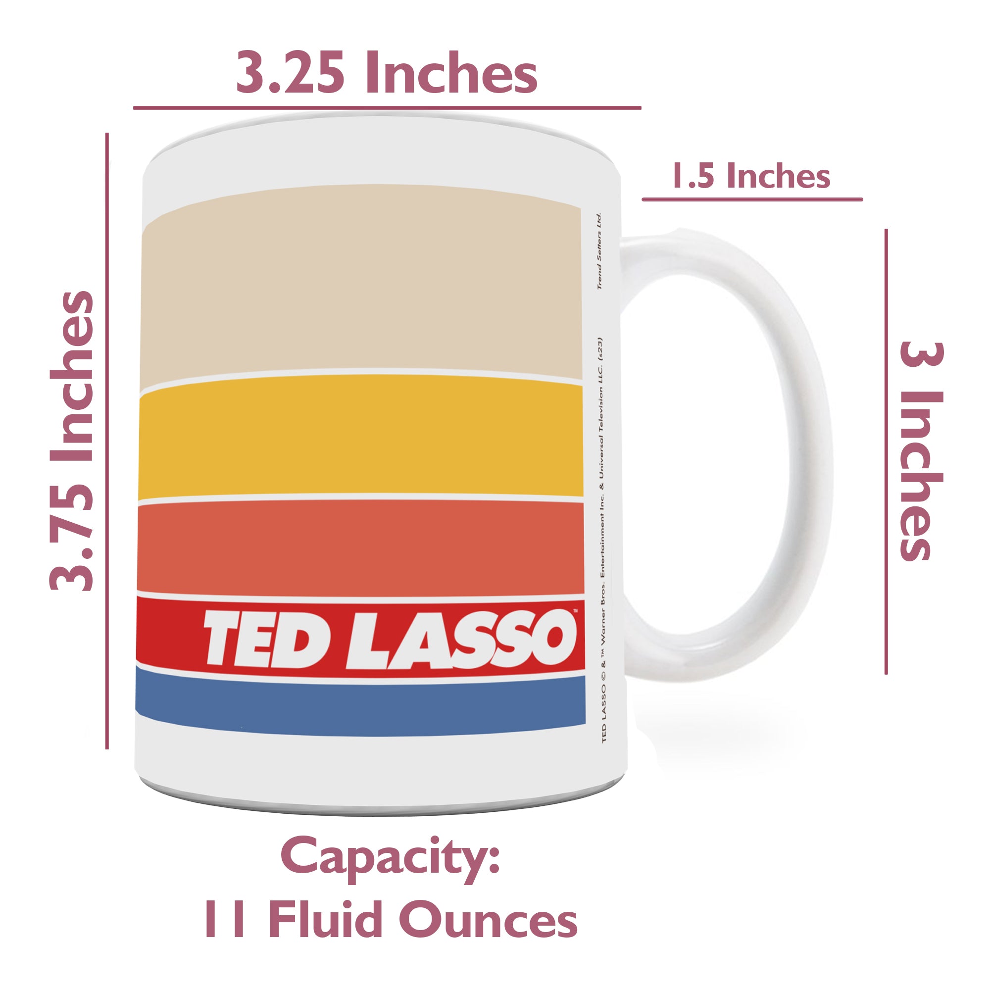 Ted Lasso (Bobblehead Lasso) 11 oz Ceramic Mug WMUG1559