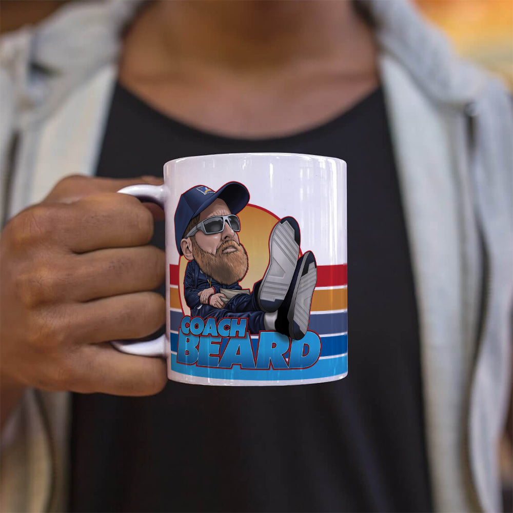 Ted Lasso (Bobblehead Coach Beard) 11 oz Ceramic Mug WMUG1563