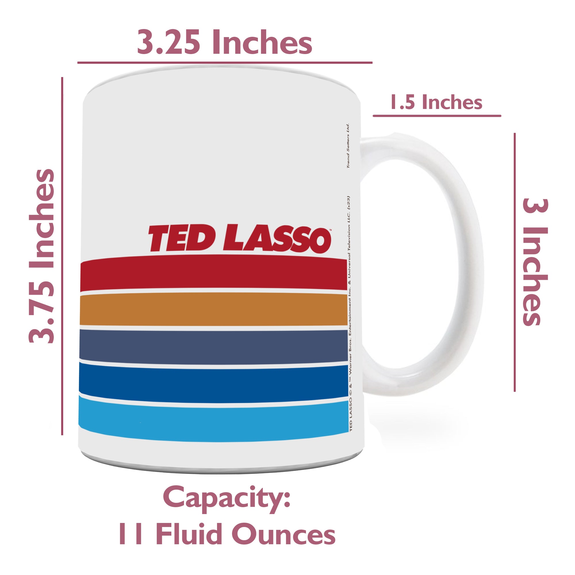 Ted Lasso (Bobblehead Coach Beard) 11 oz Ceramic Mug WMUG1563