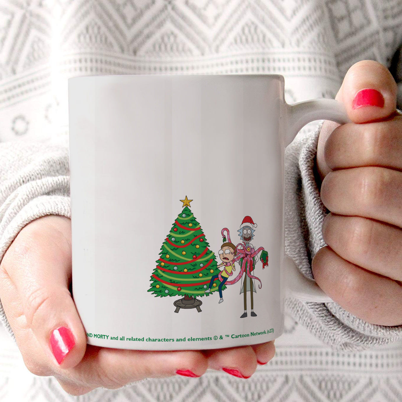 Rick and Morty (Merry Rickmas) 11 oz Ceramic Mug WMUG1577