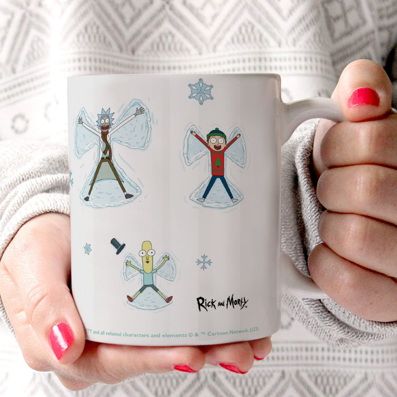 Rick and Morty (Snowy Rickmas) 11 oz Ceramic Mug WMUG1578
