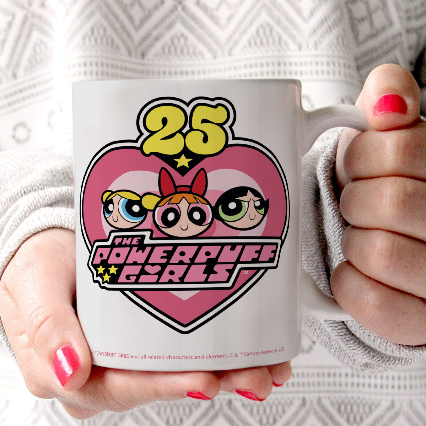 The Powerpuff Girls (25th Anniversary) 11 oz Ceramic Mug WMUG1591
