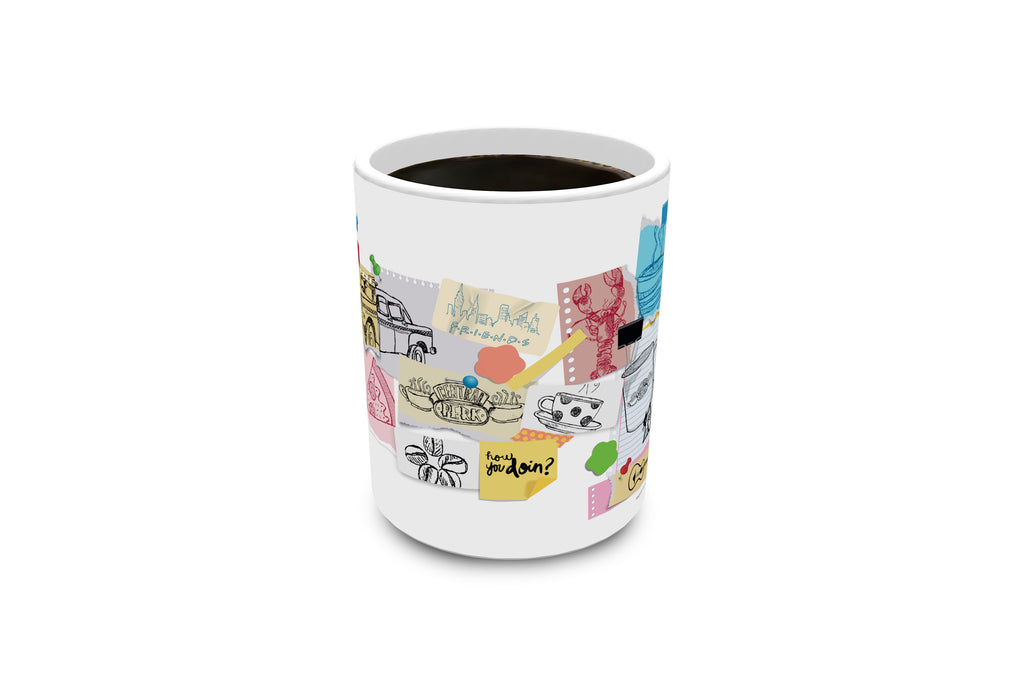 Friends: The Television Show 30th Anniversary (30th Anniversary Doodles) White Ceramic Mug WMUG1617