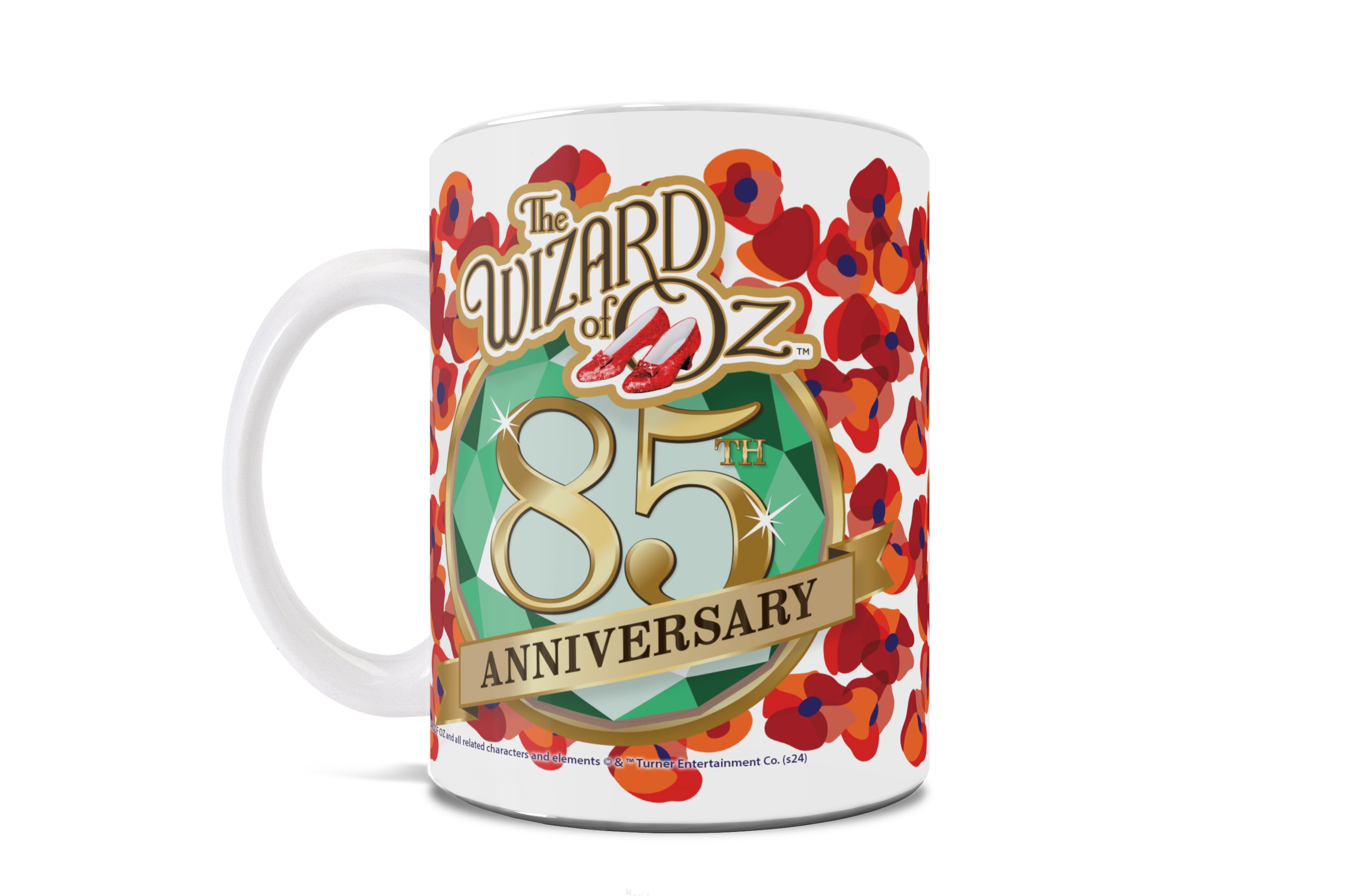 The Wizard of Oz (85th Anniversary - Poppies) 11 oz White Ceramic Mug WMUG1619