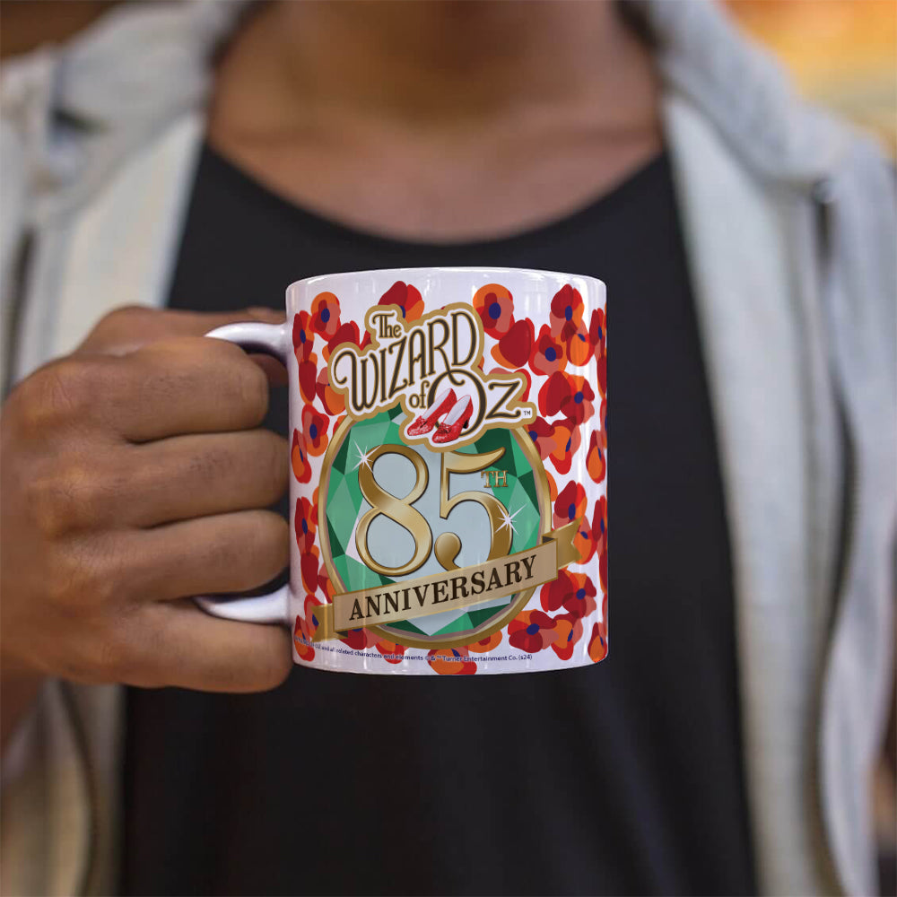 The Wizard of Oz (85th Anniversary - Poppies) 11 oz White Ceramic Mug WMUG1619