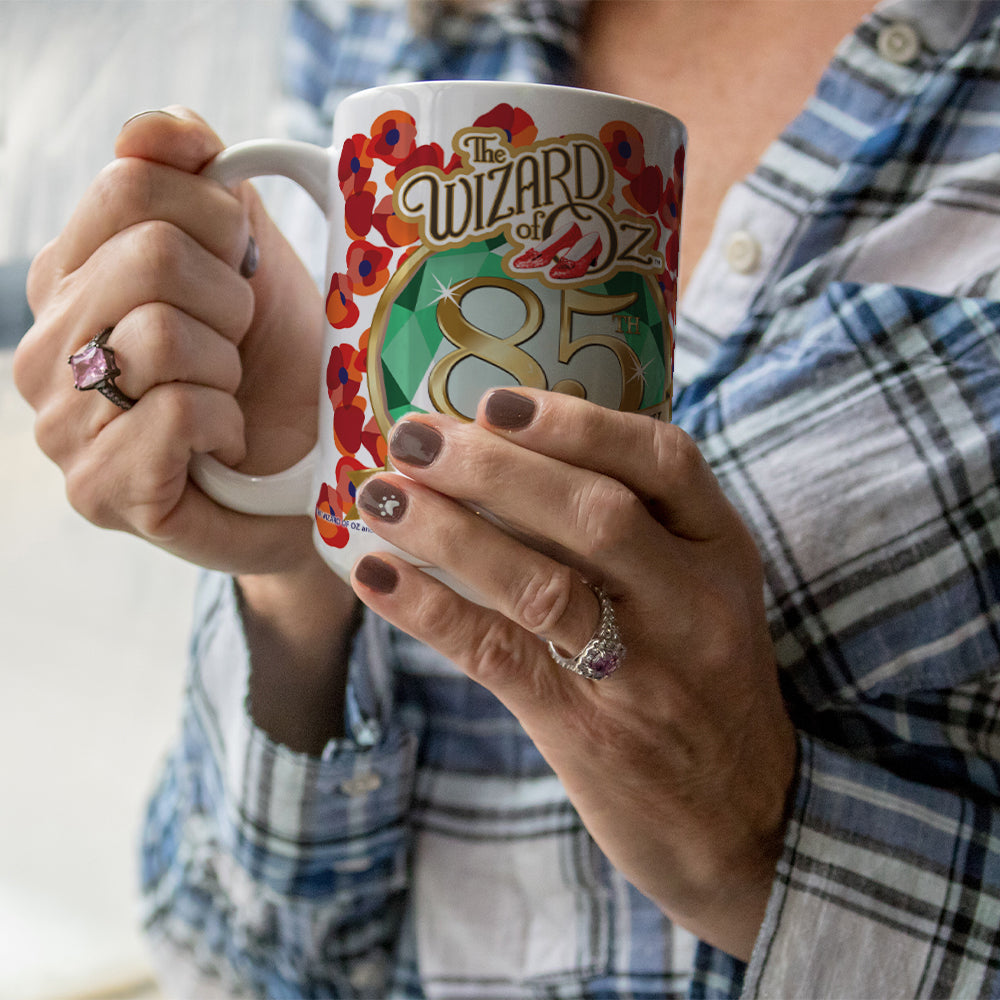 The Wizard of Oz (85th Anniversary - Poppies) 11 oz White Ceramic Mug WMUG1619