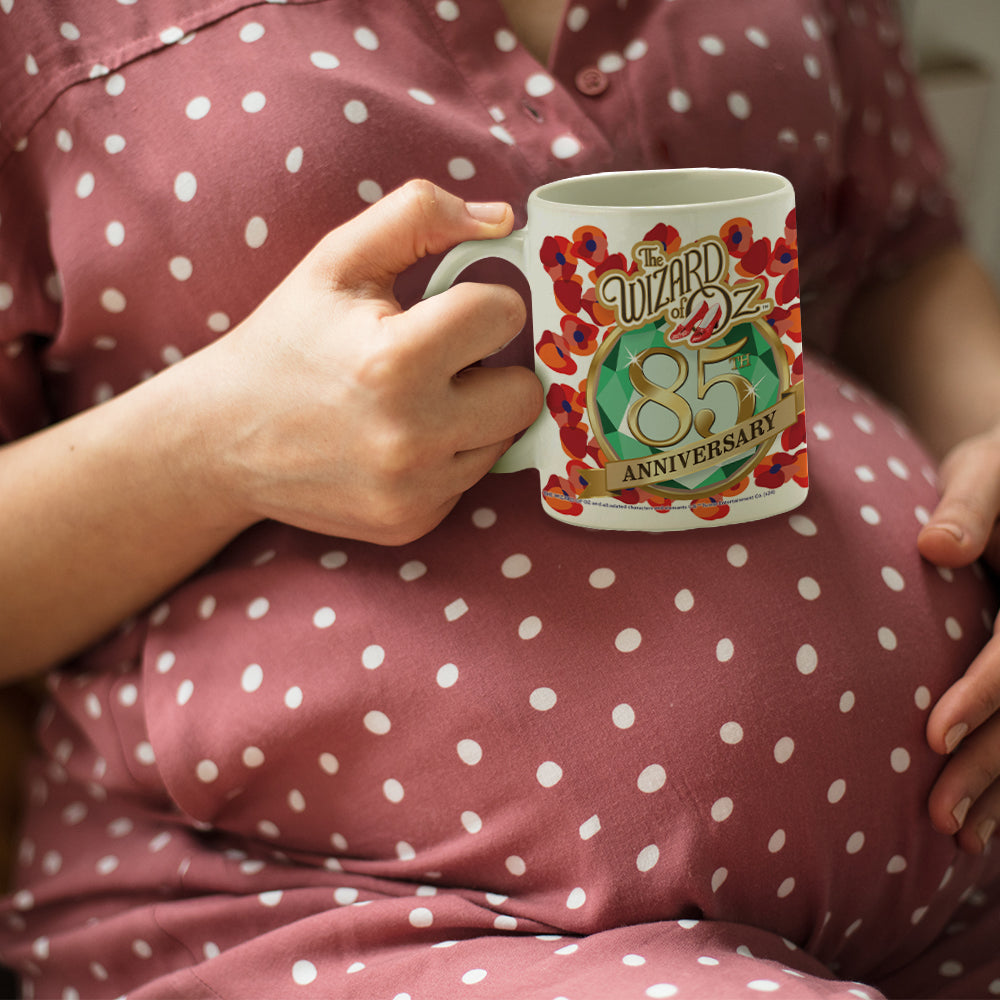 The Wizard of Oz (85th Anniversary - Poppies) 11 oz White Ceramic Mug WMUG1619