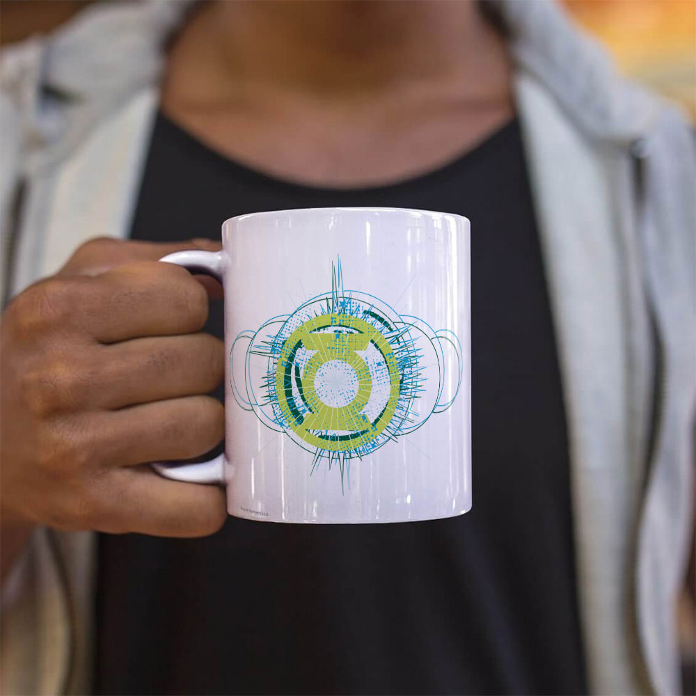 DC Comics Green Lantern (Beware My Power) 11 oz White Ceramic Mug WMUG1625