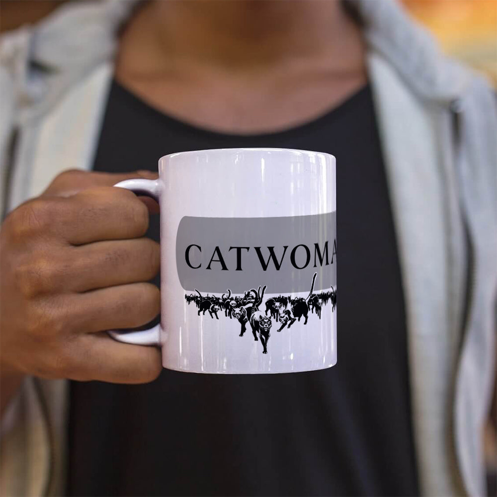 Batman 85th Anniversary (Batman Returns - Catwoman) 11 oz White Ceramic Mug WMUG1643