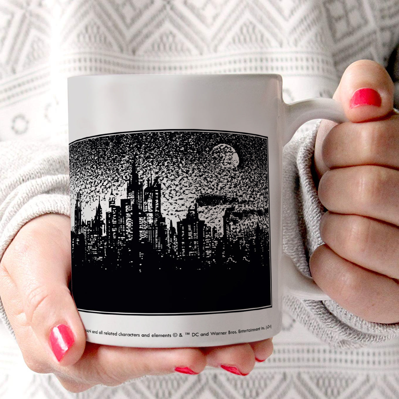 Batman 85th Anniversary (Batman Returns - The Penguin) 11 oz White Ceramic Mug WMUG1644