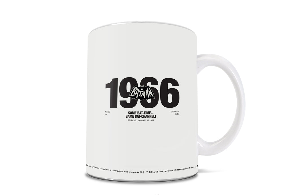 Batman 85th Anniversary (Batman 1966) 11 oz White Ceramic Mug WMUG1645