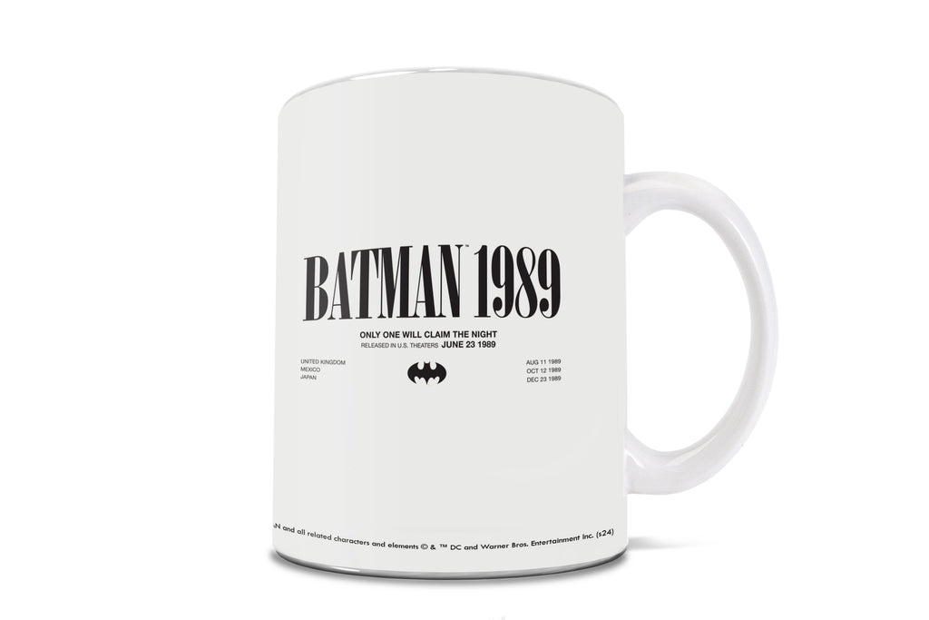 Batman 85th Anniversary (Batman 1989) 11 oz White Ceramic Mug WMUG1646