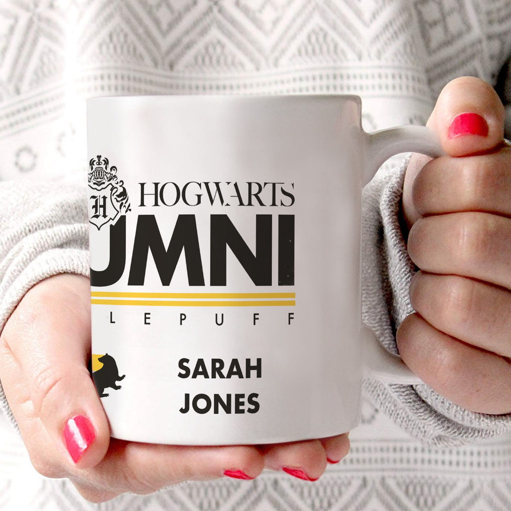 Harry Potter (Hufflepuff Alumni - Personalized) 11 oz White Ceramic Mug WMUG1650