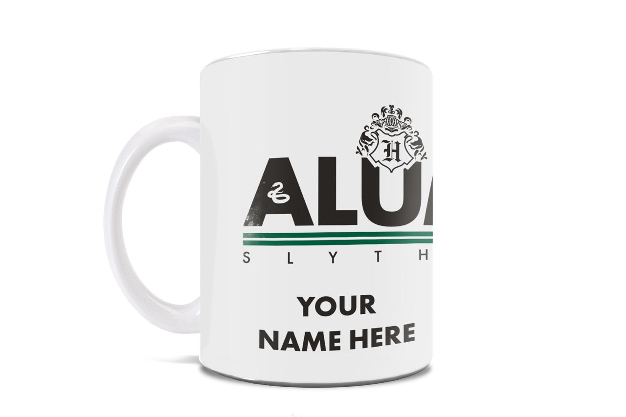 Harry Potter (Slytherin Alumni - Personalized) 11 oz White Ceramic Mug WMUG1653