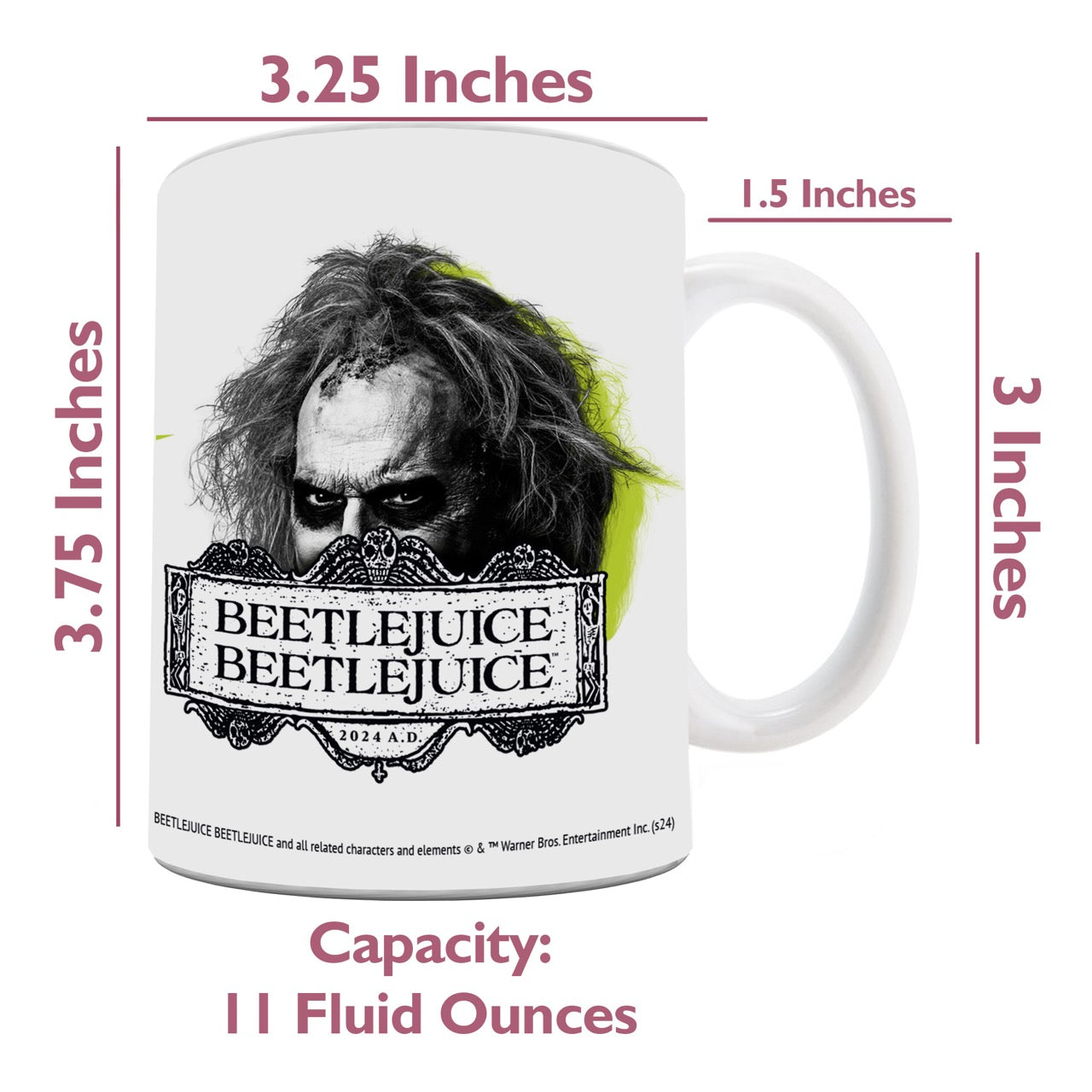Beetlejuice Beetlejuice (Nightmare) 11 Oz Ceramic Mug WMUG1673