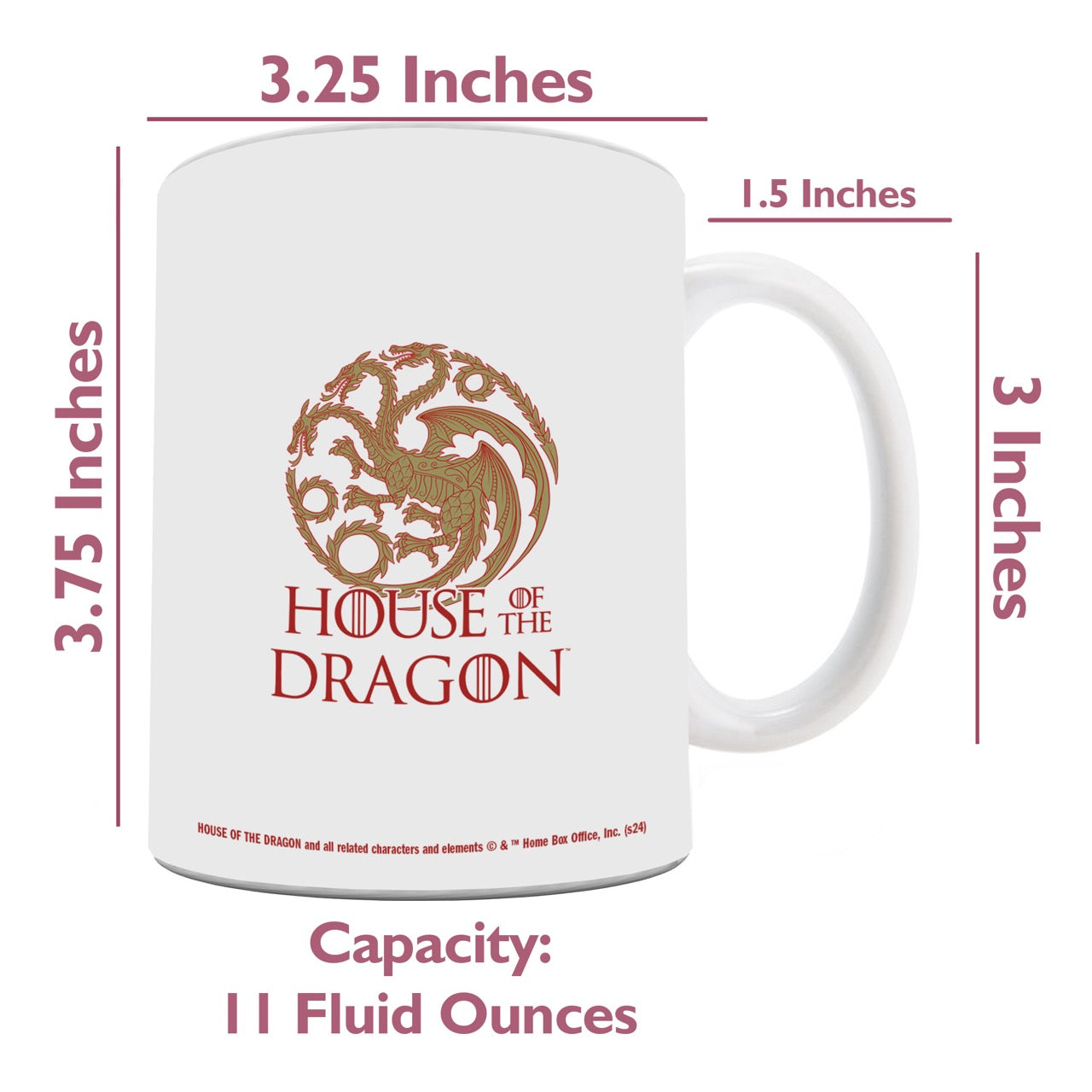 House of the Dragon (Blood of Dragon) 11 oz Ceramic Mug WMUG1682