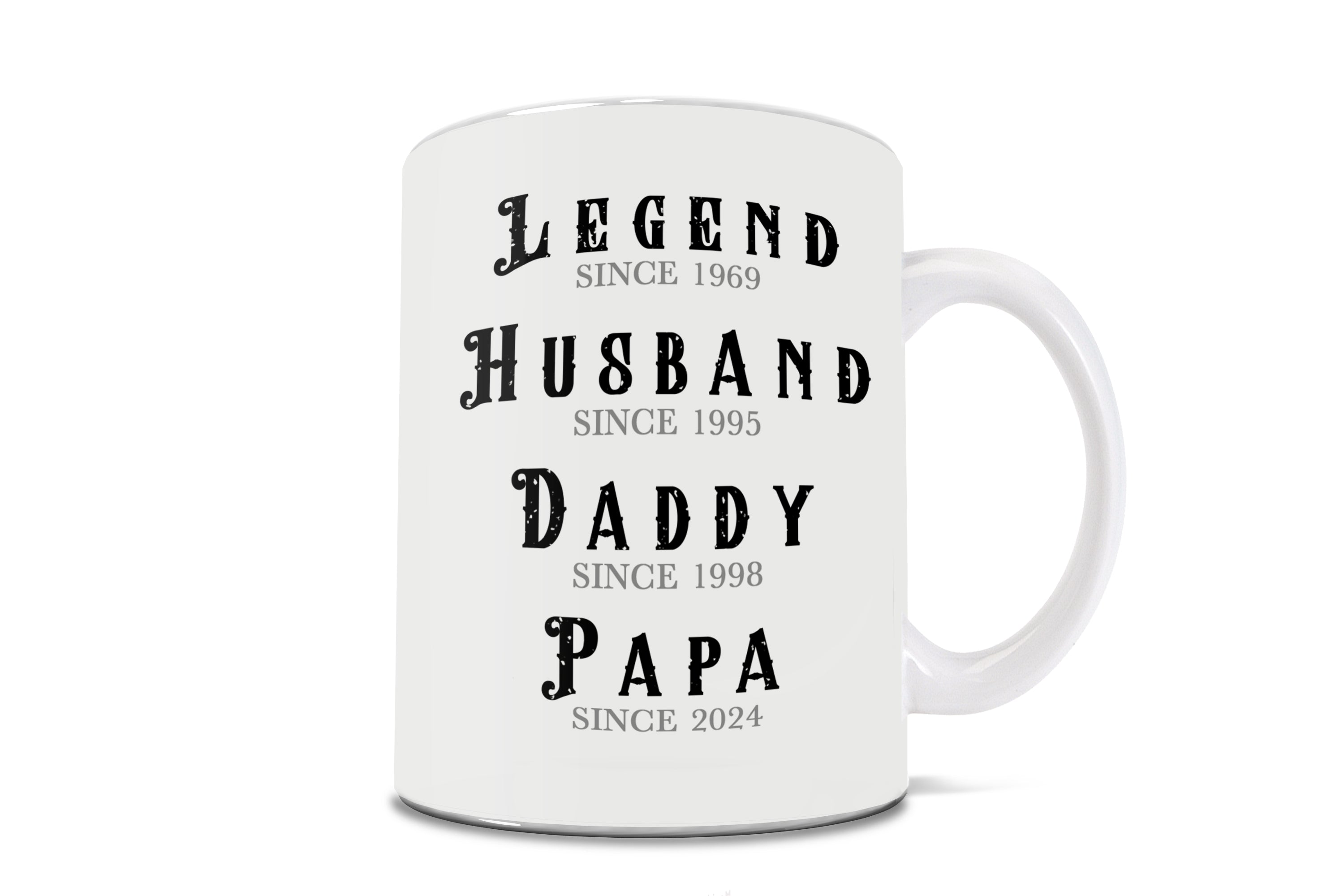 Family Collection (Legendary Man - Personalized) White Ceramic Mug