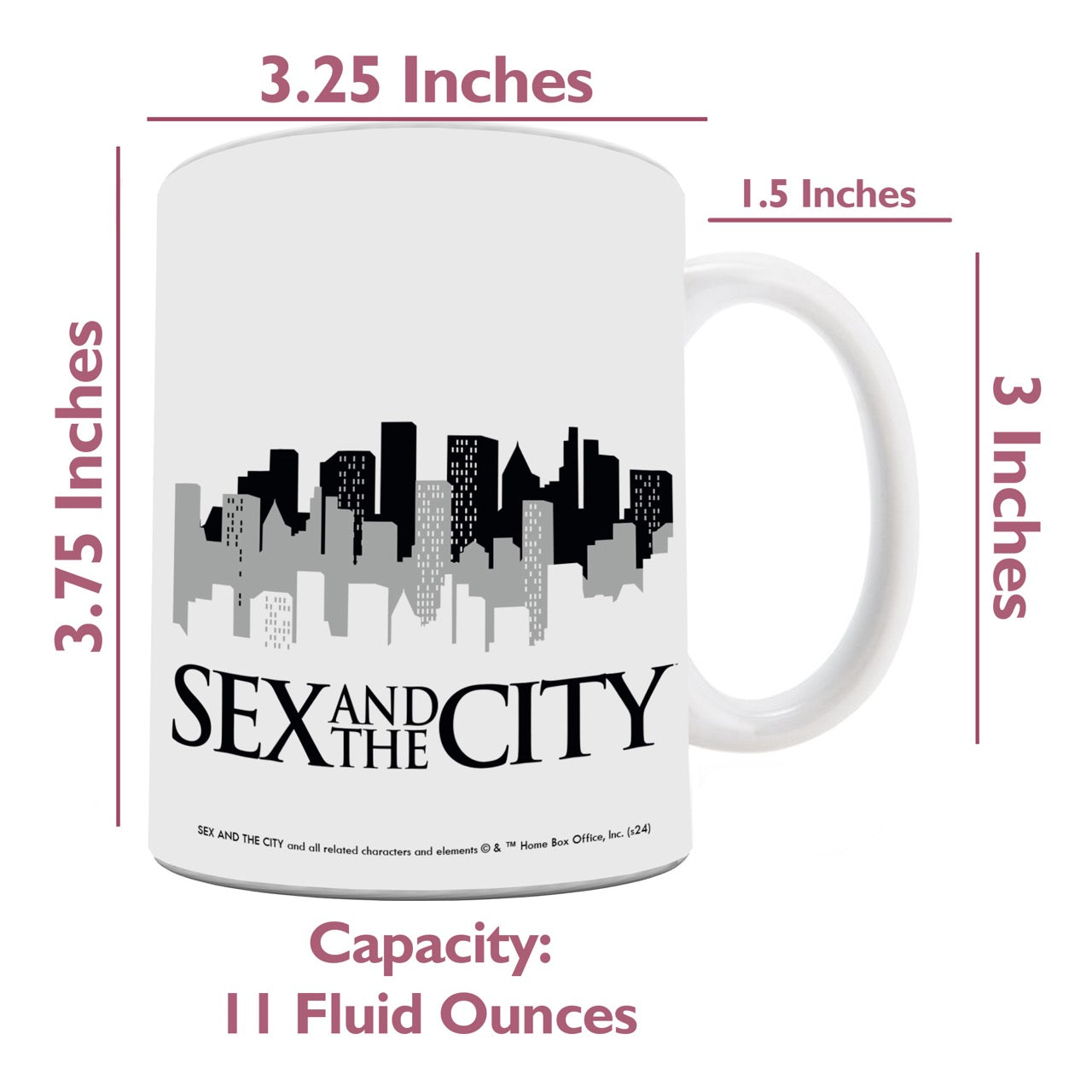 Sex and the City (Carrie) 11 oz Ceramic Mug WMUG1700