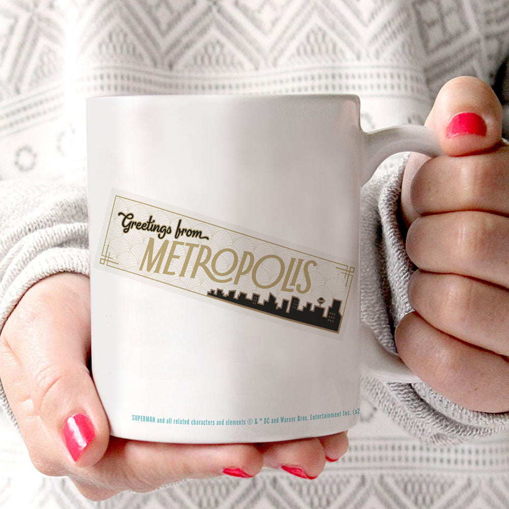 Superman (2025) (Metropolis Tourist) 11 oz White Ceramic Mug WMUG1737