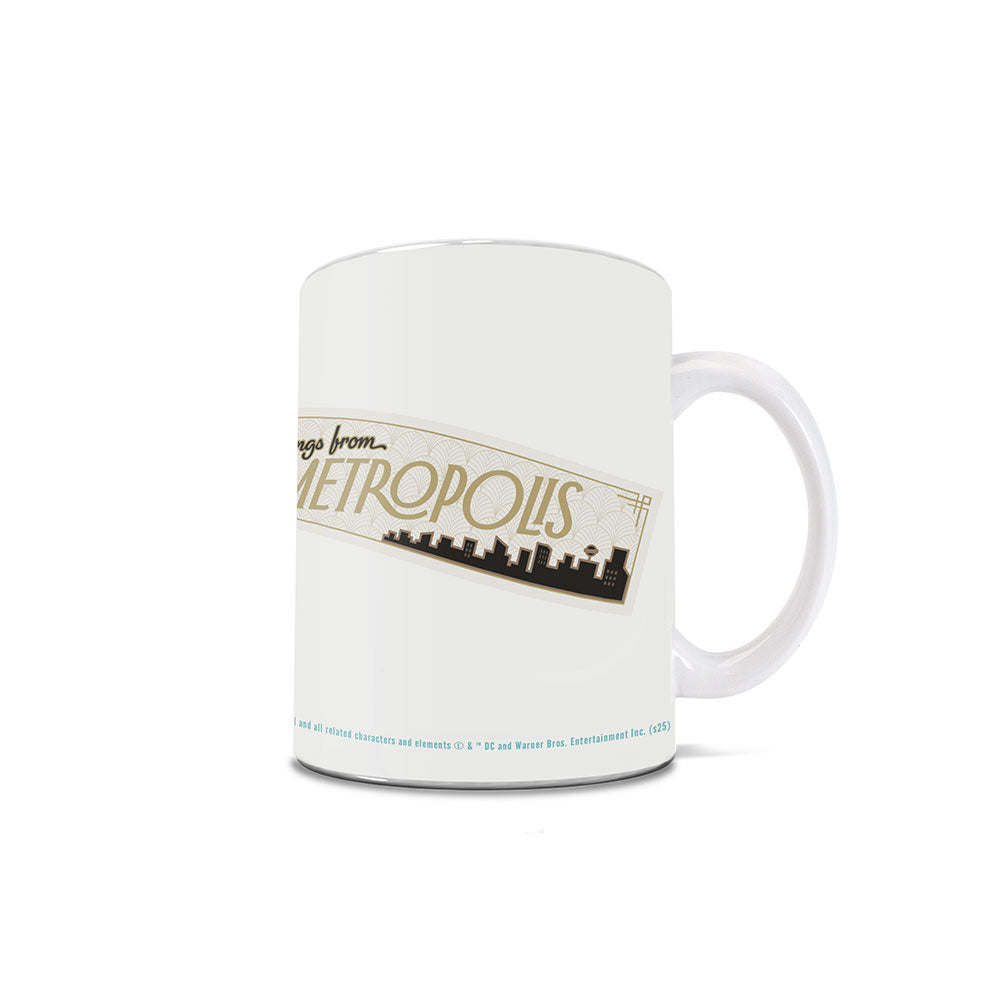 Superman (2025) (Metropolis Tourist) 11 oz White Ceramic Mug WMUG1737