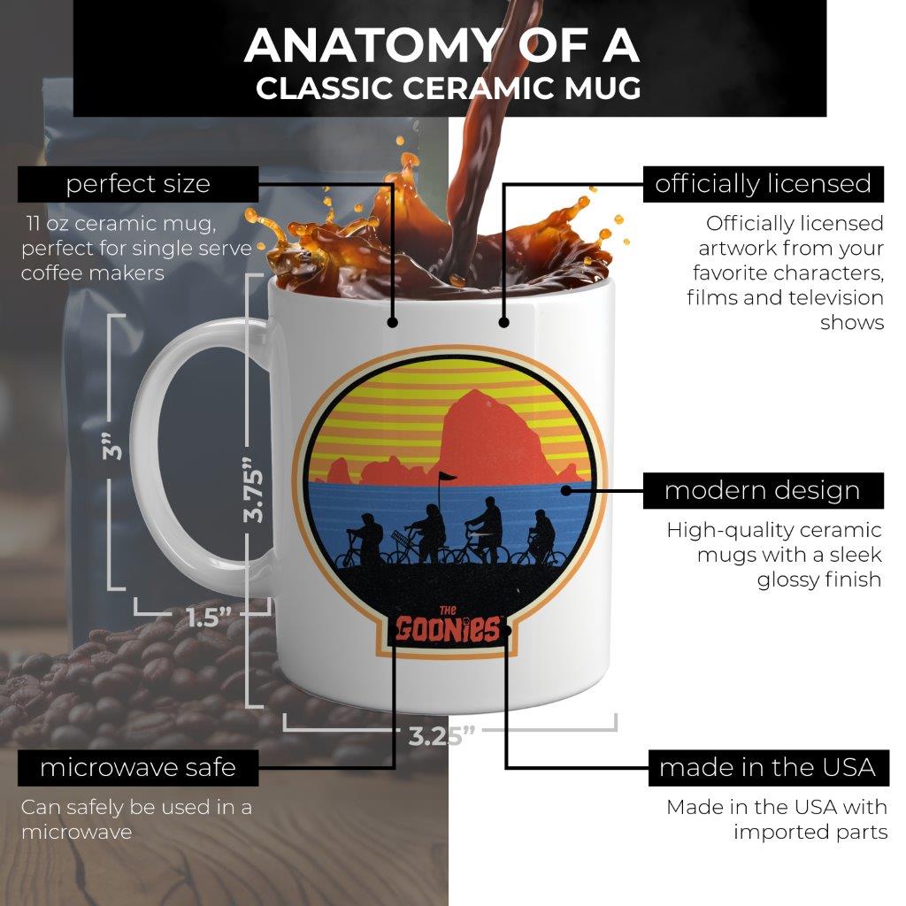 The Goonies (Retro Sunset) 11 oz White Ceramic Mug WMUG1752