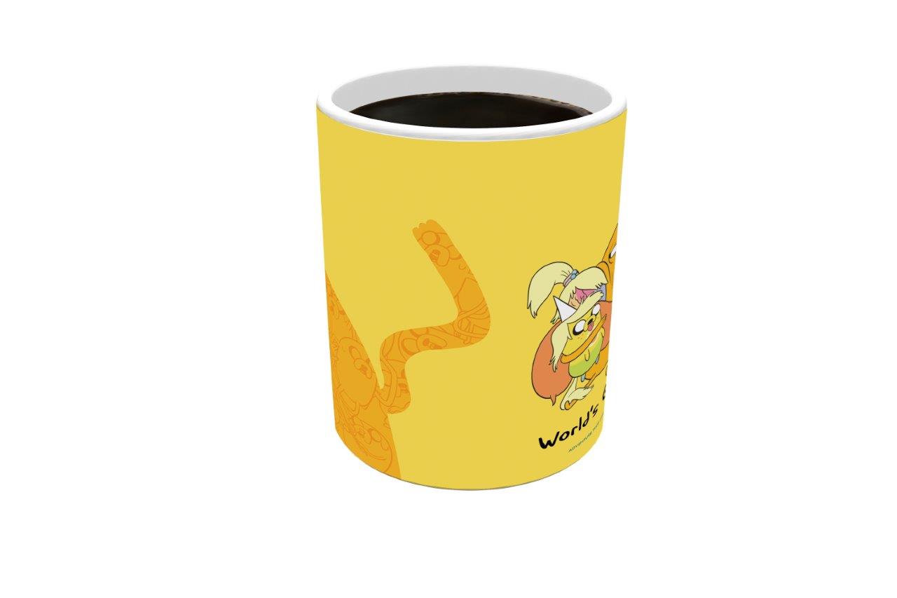 Adventure Time (Jake World's Greatest Father) 11 oz White Ceramic Mug WMUG1759