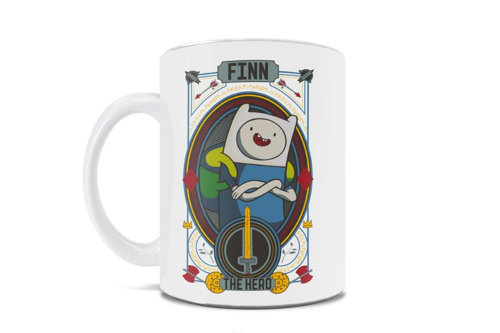 Adventure Time (Finn the Human and Jake the Dog) 11 oz White Ceramic Mug WMUG1762