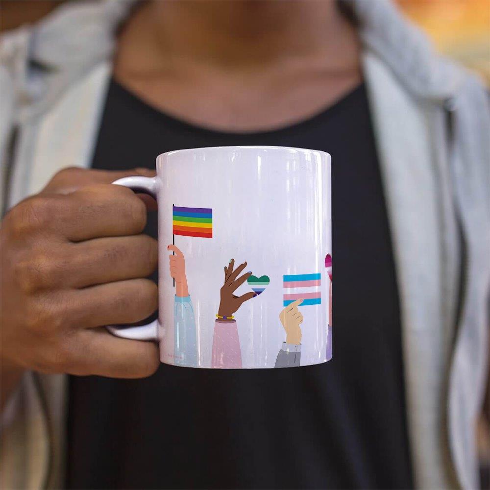 Trend Setters Original (Pride Flags) 11 oz White Ceramic Mug WMUG1769