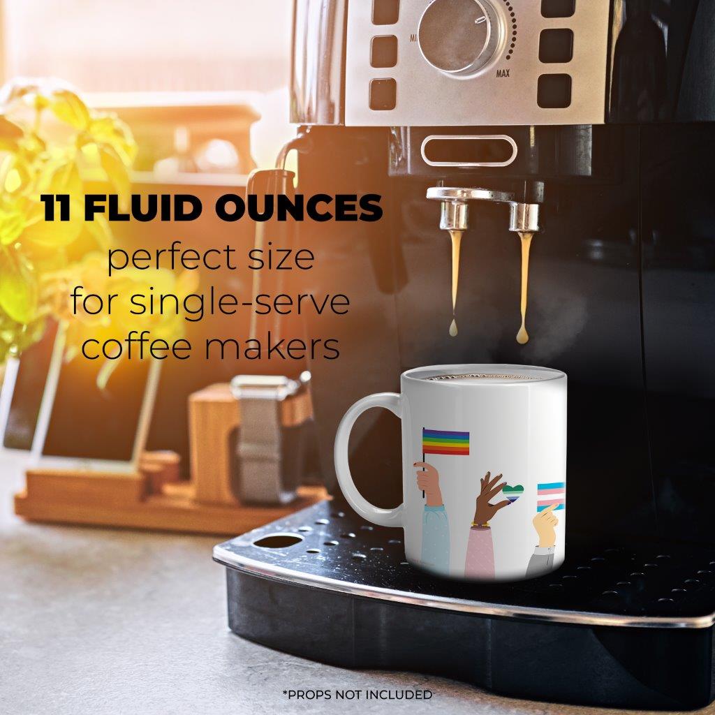 Trend Setters Original (Pride Flags) 11 oz White Ceramic Mug WMUG1769