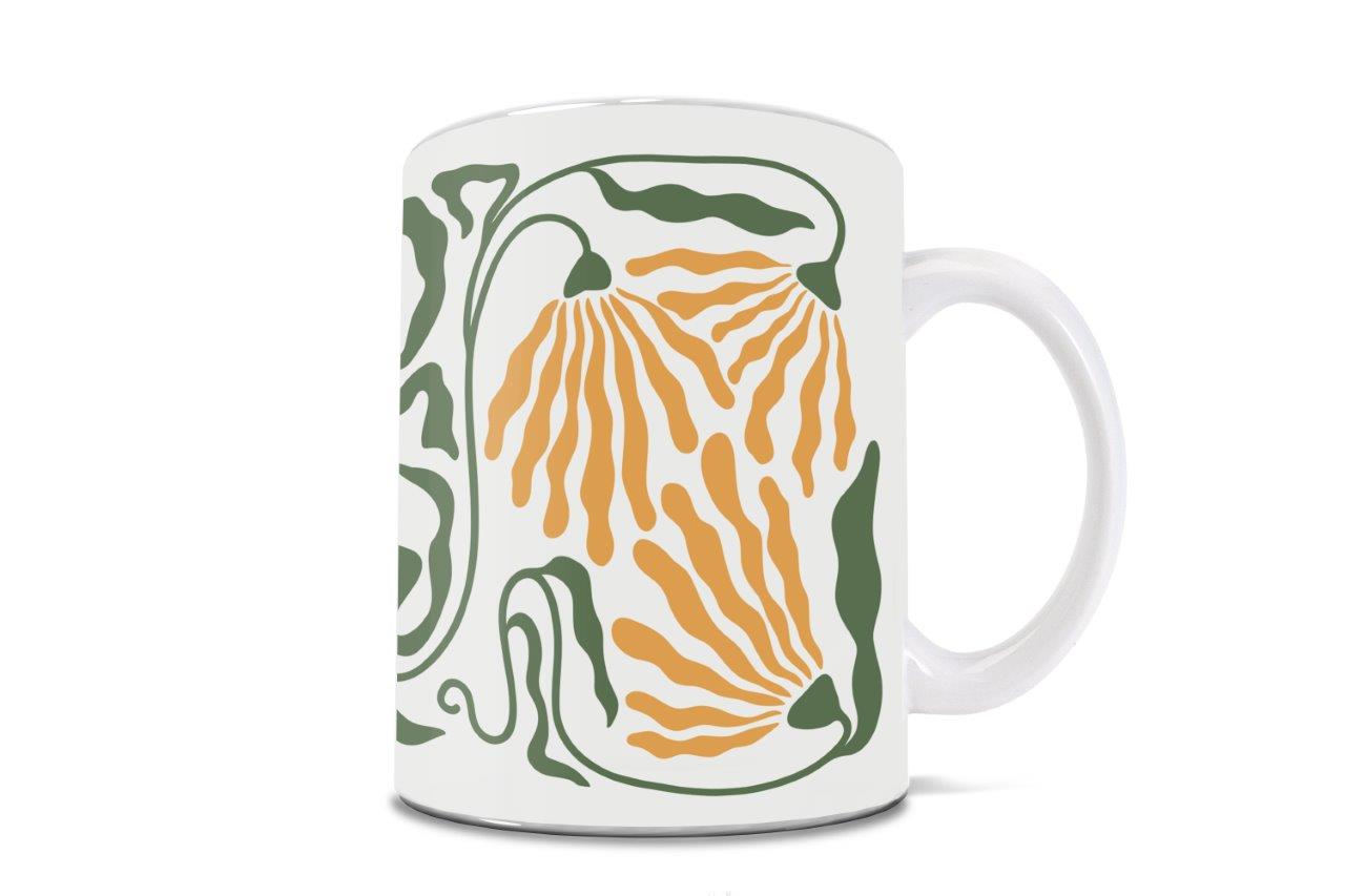 Trend Setters Original (Wavy Daisy) 11 oz White Ceramic Mug WMUG1771
