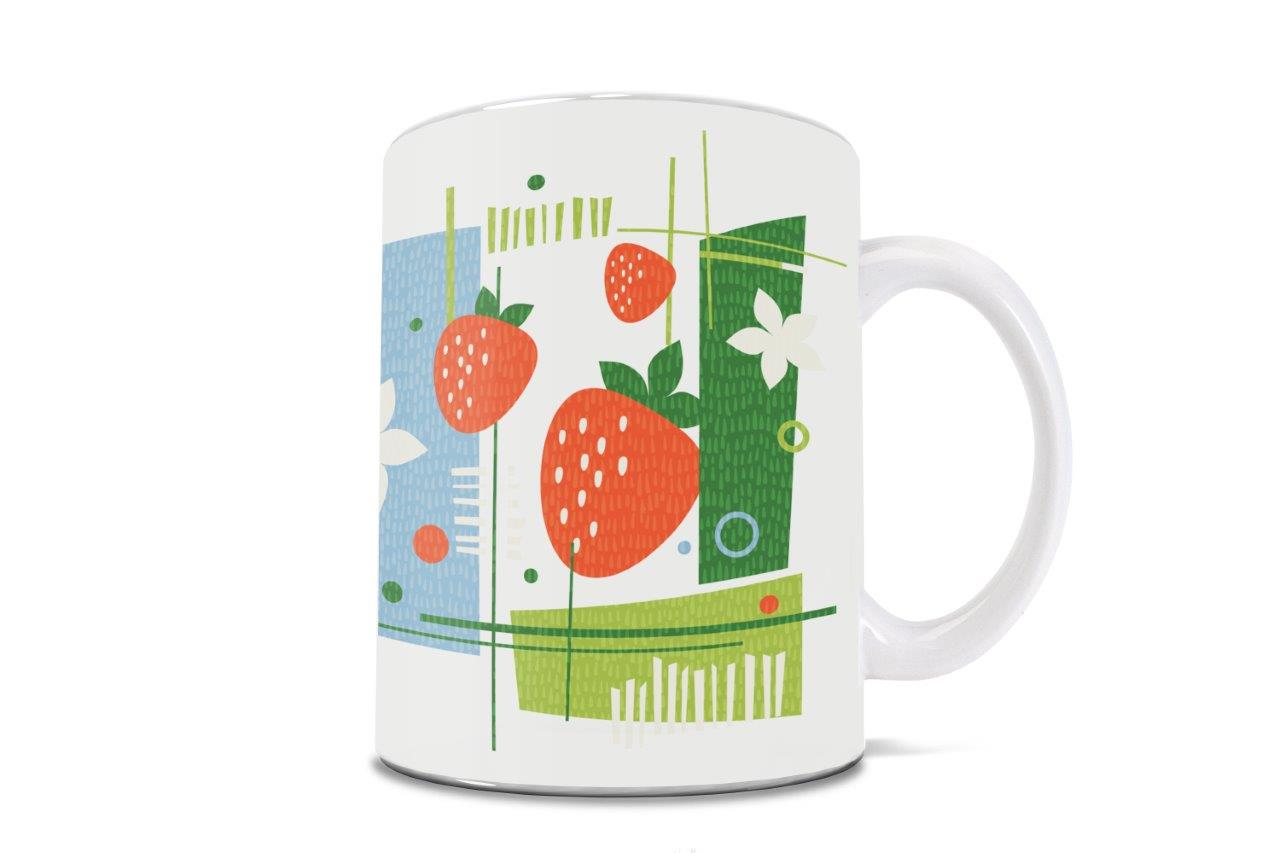 Trend Setters Original (Strawberry Summer) 11 oz White Ceramic Mug WMUG1773