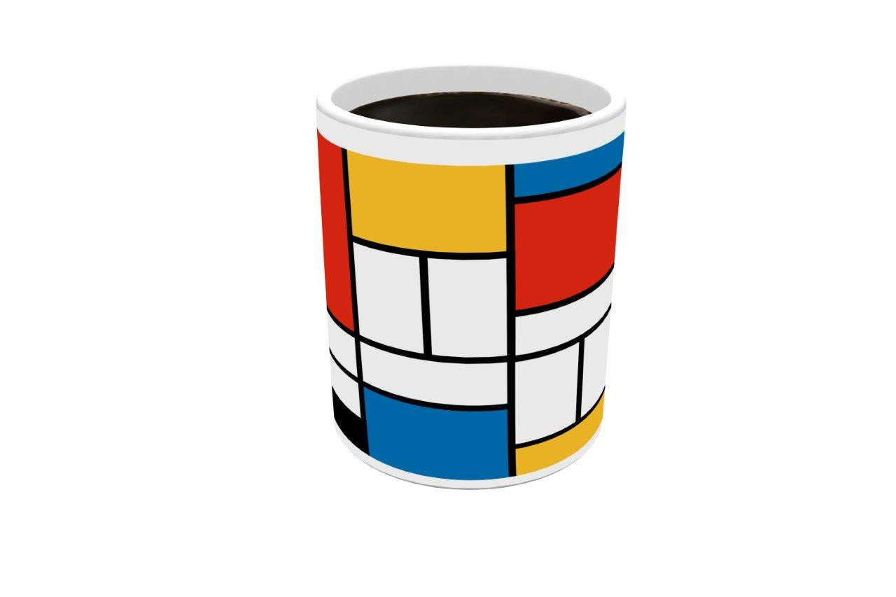 Trend Setters Original (Modern Art Blocks) 11 oz White Ceramic Mug WMUG1775