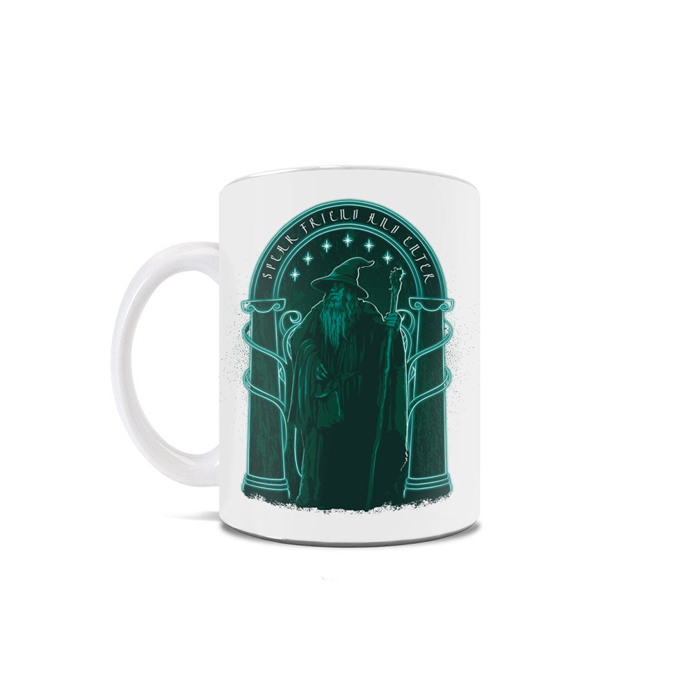 The Lord of the Rings (Speak Friend) 11 oz White Ceramic Mug WMUG1799