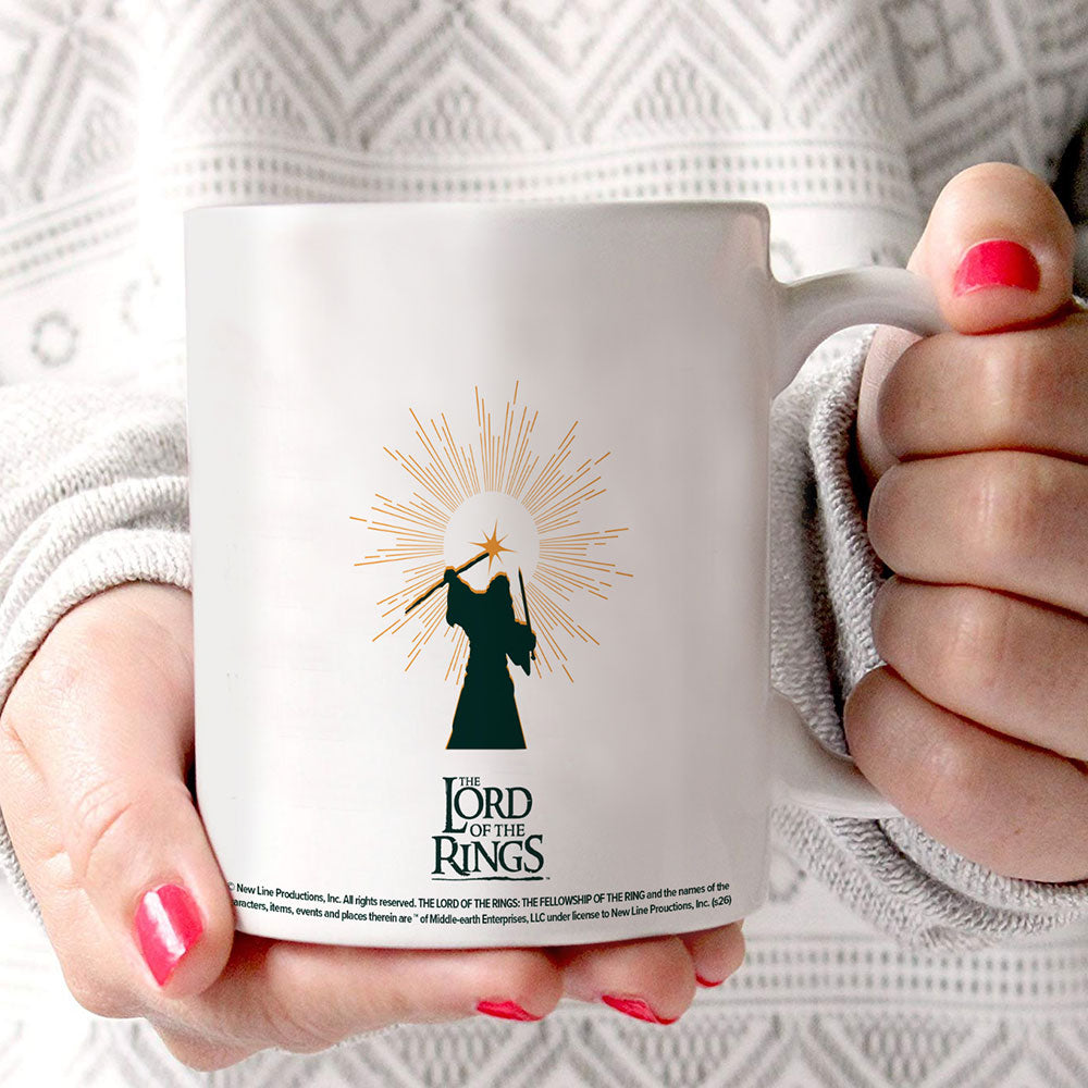 The Lord of the Rings (Speak Friend) 11 oz White Ceramic Mug WMUG1799
