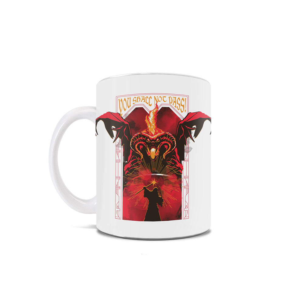 The Lord of the Rings (You Shall Not Pass) 11 oz White Ceramic Mug WMUG1800