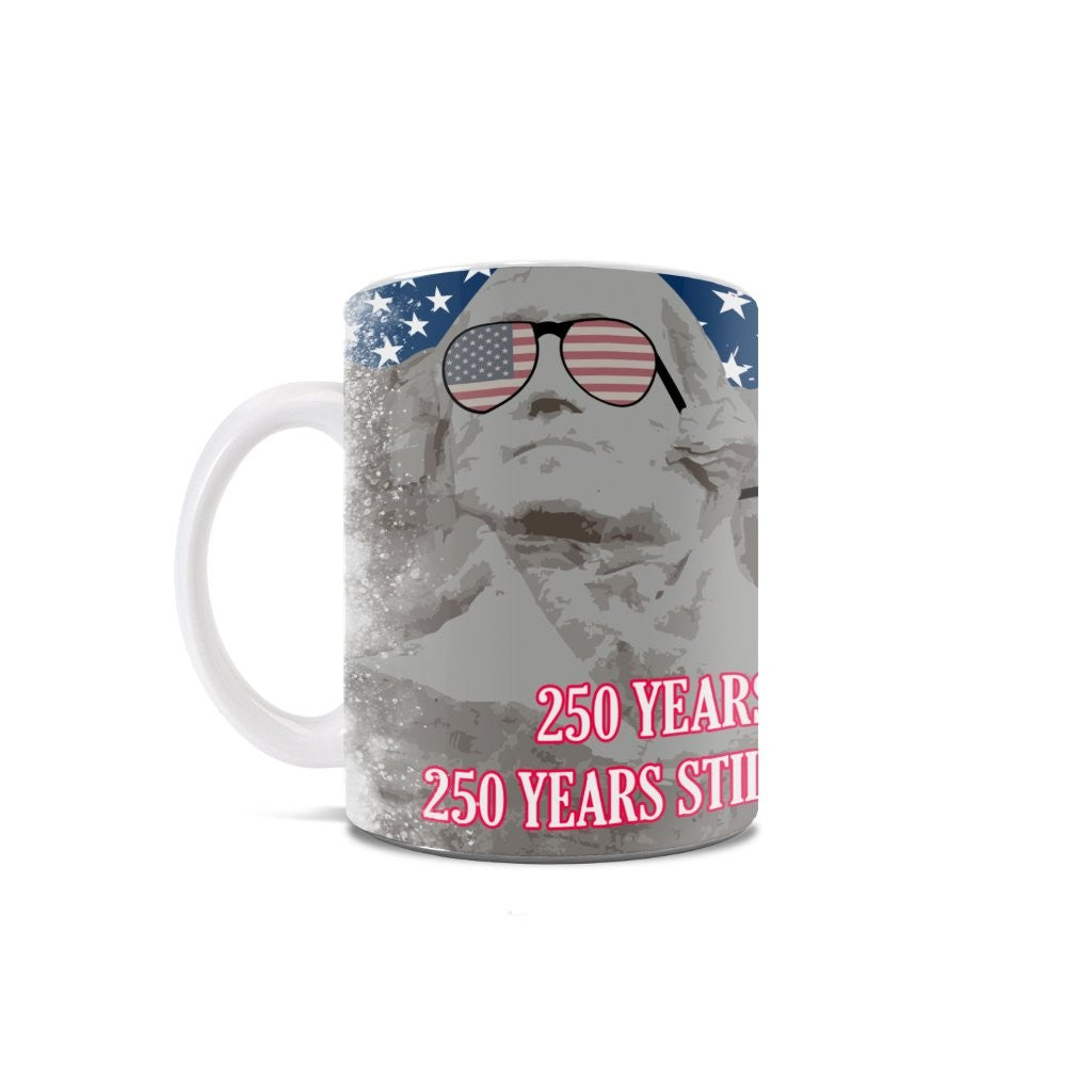 Trend Setters Original (Red White & Rushmore) 11 oz White Ceramic Mug WMUG1801