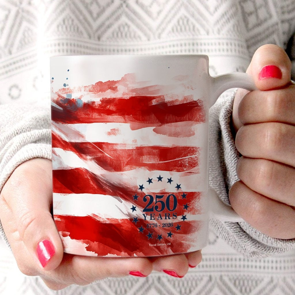 Trend Setters Original (Land of the Free) 11 oz White Ceramic Mug WMUG1802