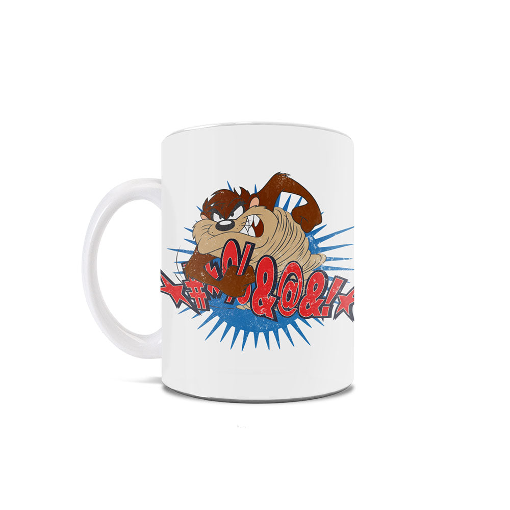Looney Tunes (Taz Unleashed) 11 oz White Ceramic Mug WMUG1804