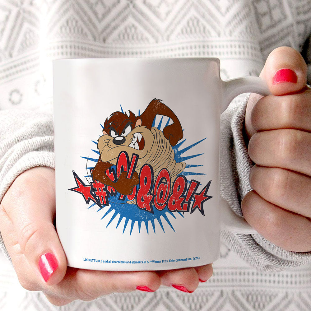 Looney Tunes (Taz Unleashed) 11 oz White Ceramic Mug WMUG1804