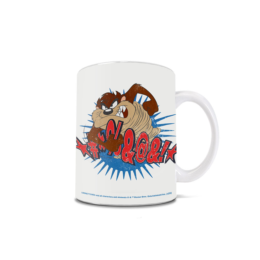 Looney Tunes (Taz Unleashed) 11 oz White Ceramic Mug WMUG1804