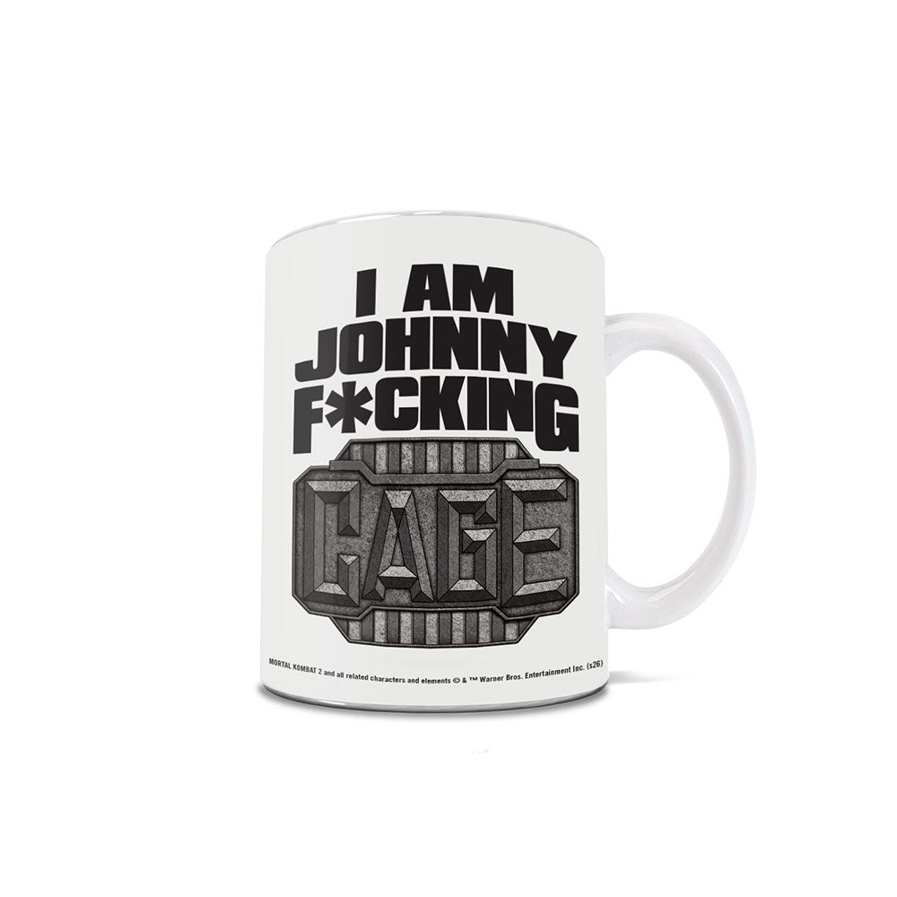 Mortal Kombat 2 (I Am Johnny) 11 oz White Ceramic Mug WMUG1807