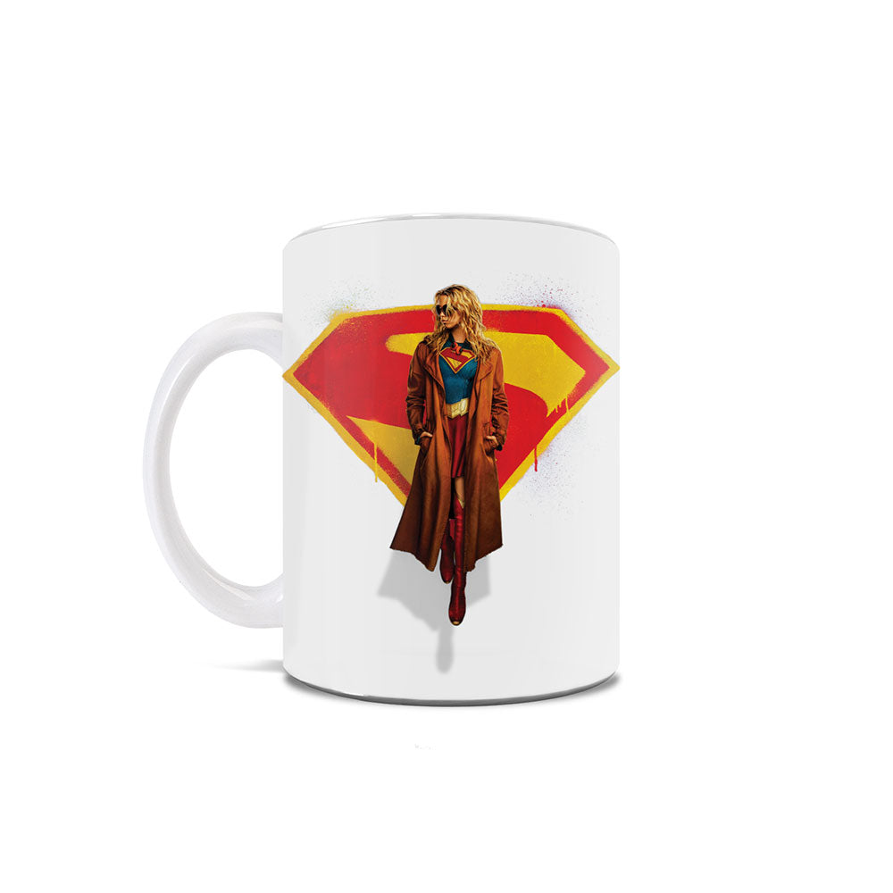 Supergirl (Truth. Justice. Whatever.) 11 oz White Ceramic Mug WMUG1808