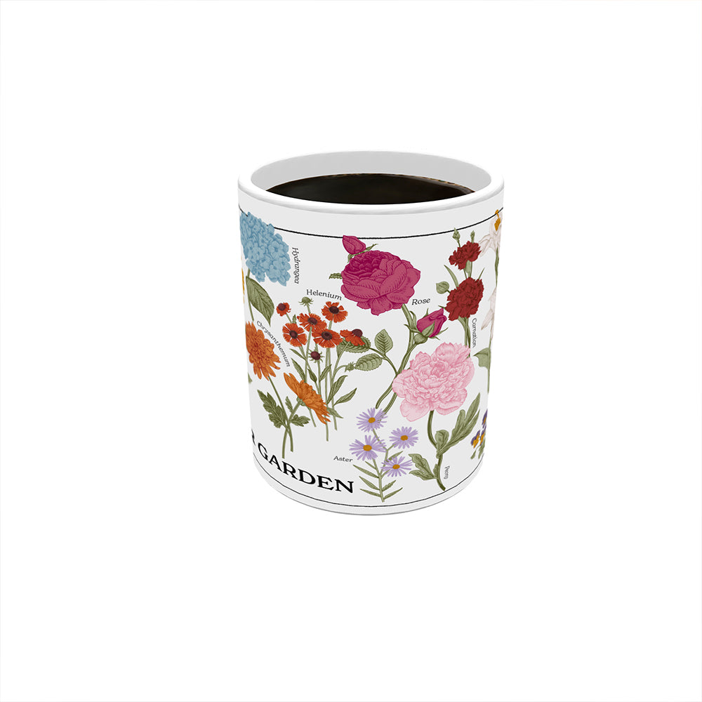 Trend Setters Original (Flower Garden) 11 oz White Ceramic Mug WMUG1815