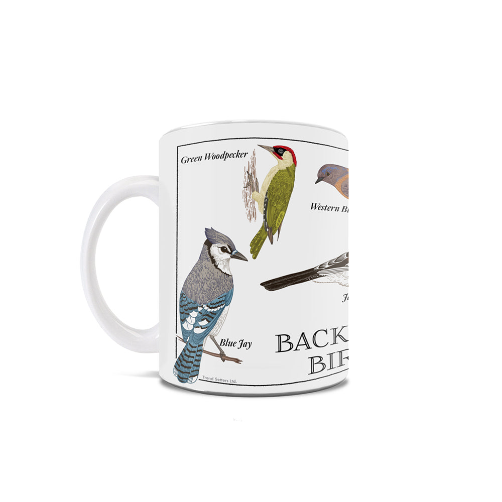 Trend Setters Original (Backyard Birds) 11 oz White Ceramic Mug WMUG1816