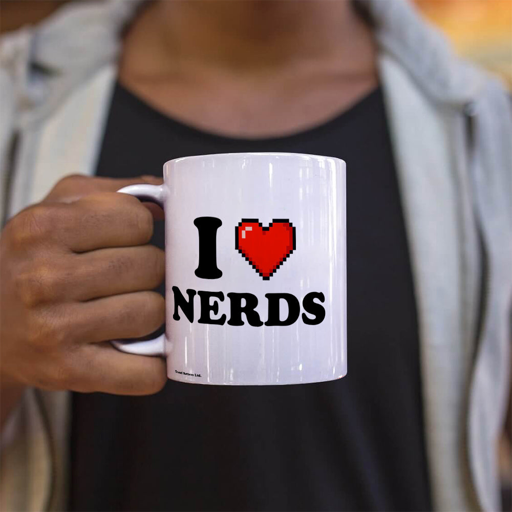 Trend Setters Original (I Heart Nerds) 11 oz White Ceramic Mug WMUG1821