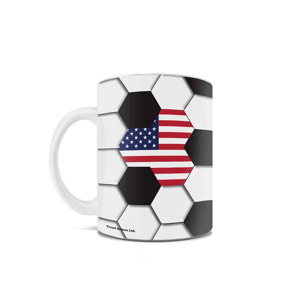 Trend Setters Original (Soccer Country Flag) Personalized 11 oz White Ceramic Mug WMUG1823