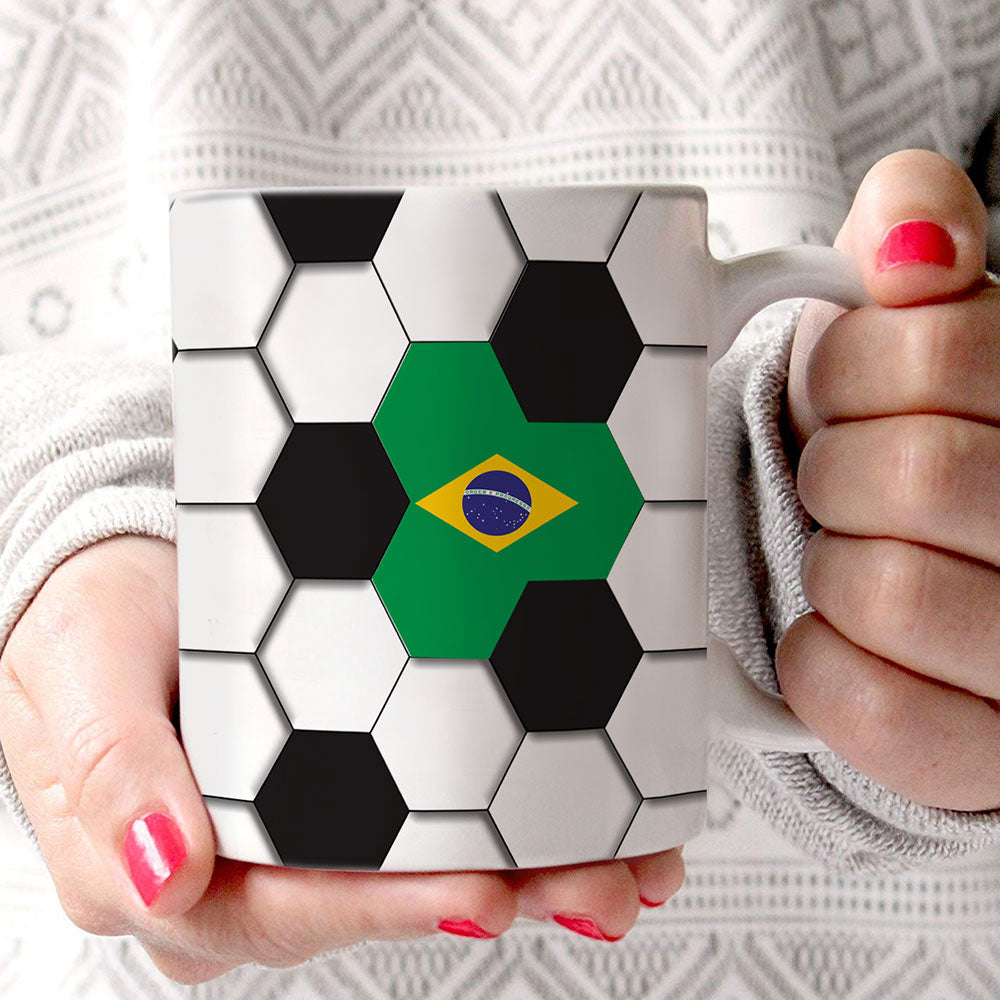 Trend Setters Original (Soccer Country Flag) Personalized 11 oz White Ceramic Mug WMUG1823